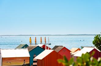 Cabines de plage La Brée