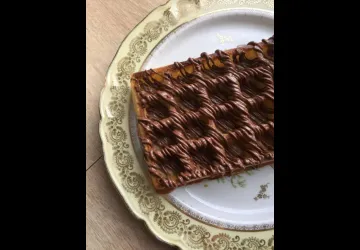 une gaufre au chocolat